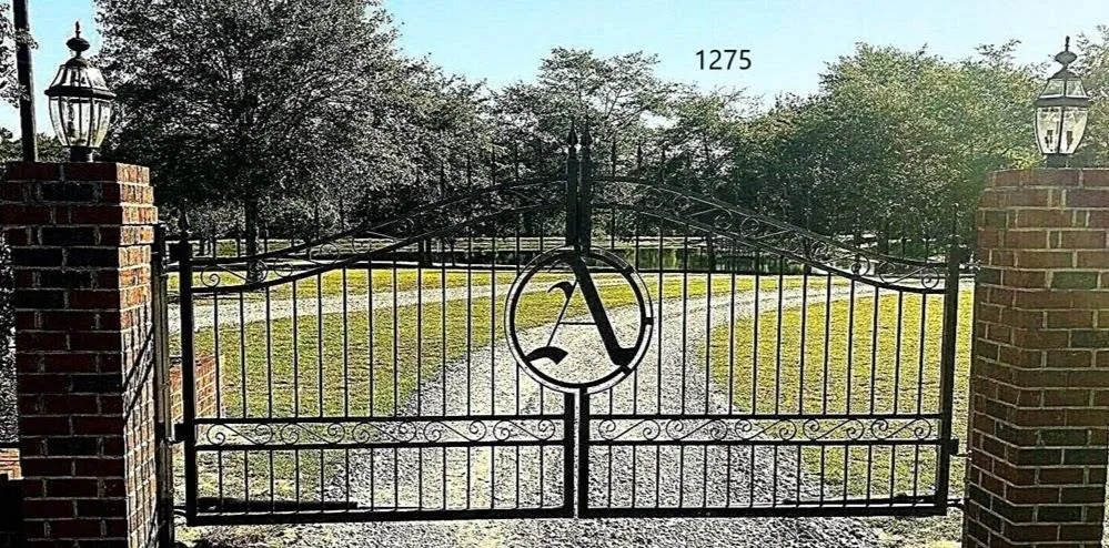 Elegant Scrollwork Gate